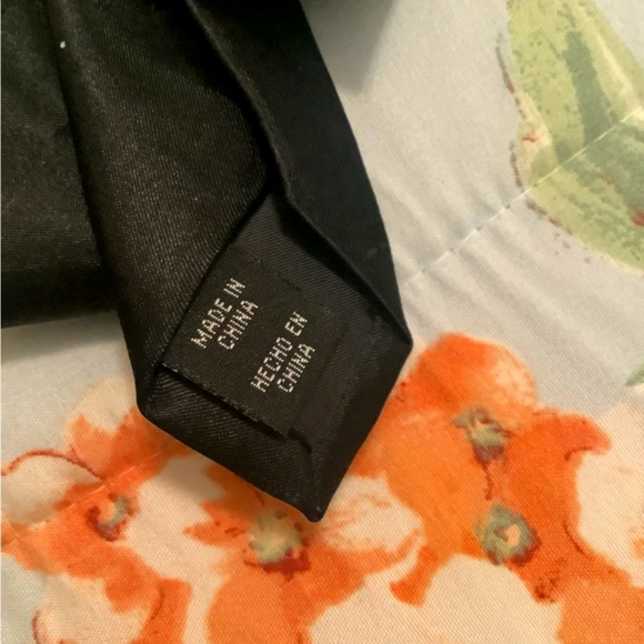 NOEL Christmas tie black with Reindeer & Santa very nice Boss gift - Picture 5 of 7